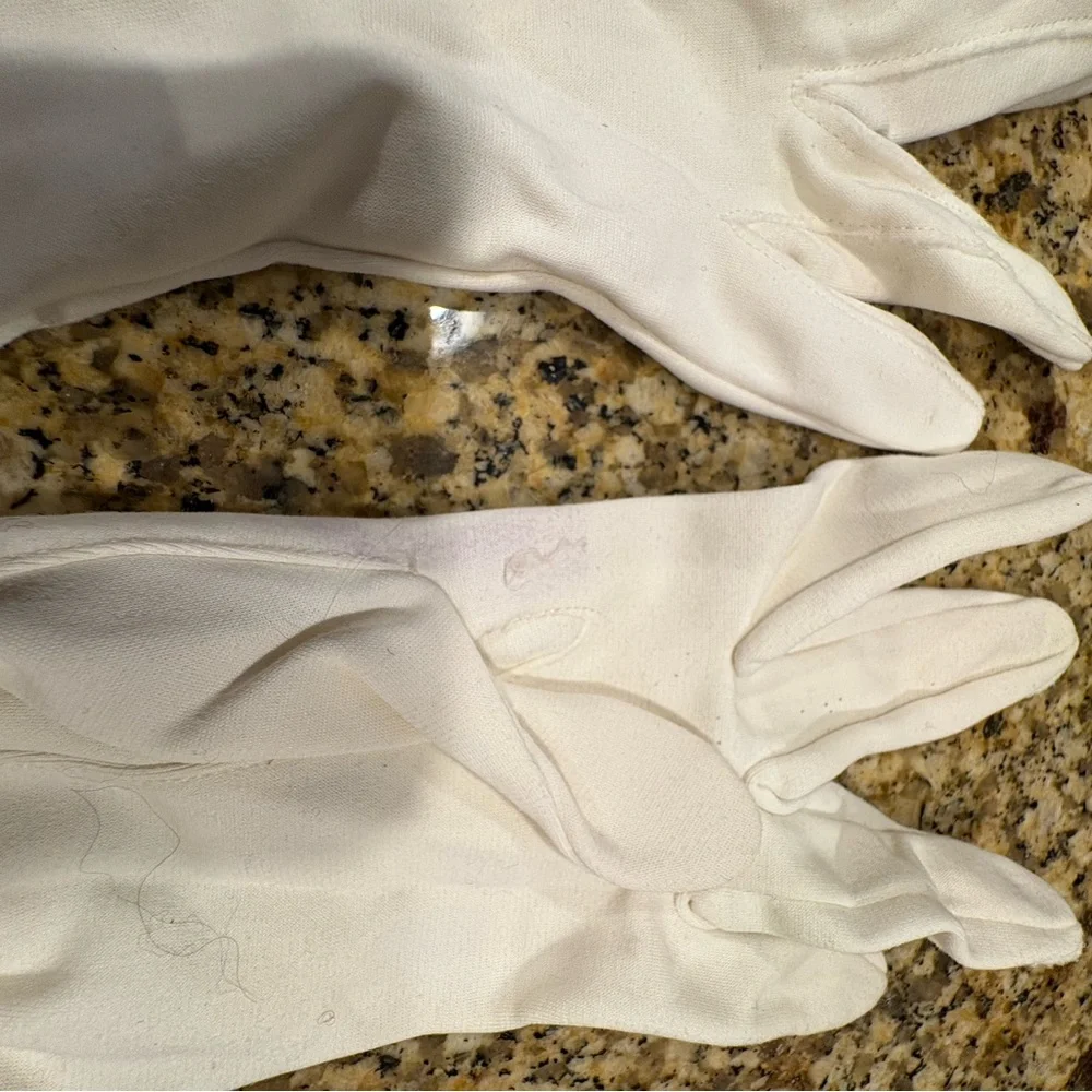 Vintage Ladies Gloves Lot 14 Pair leather fabric pink white black mixed sizes